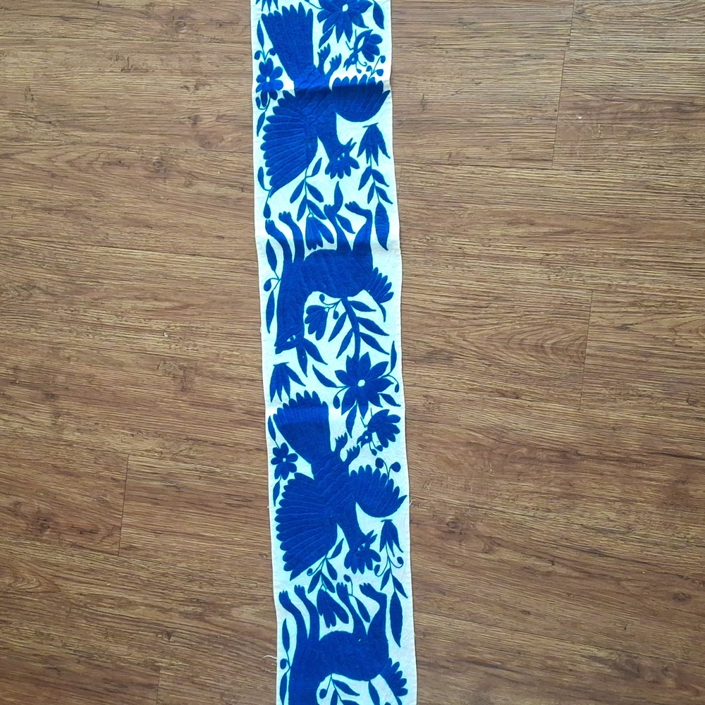 Mexican Otomi Embroidered Table Bed Runner